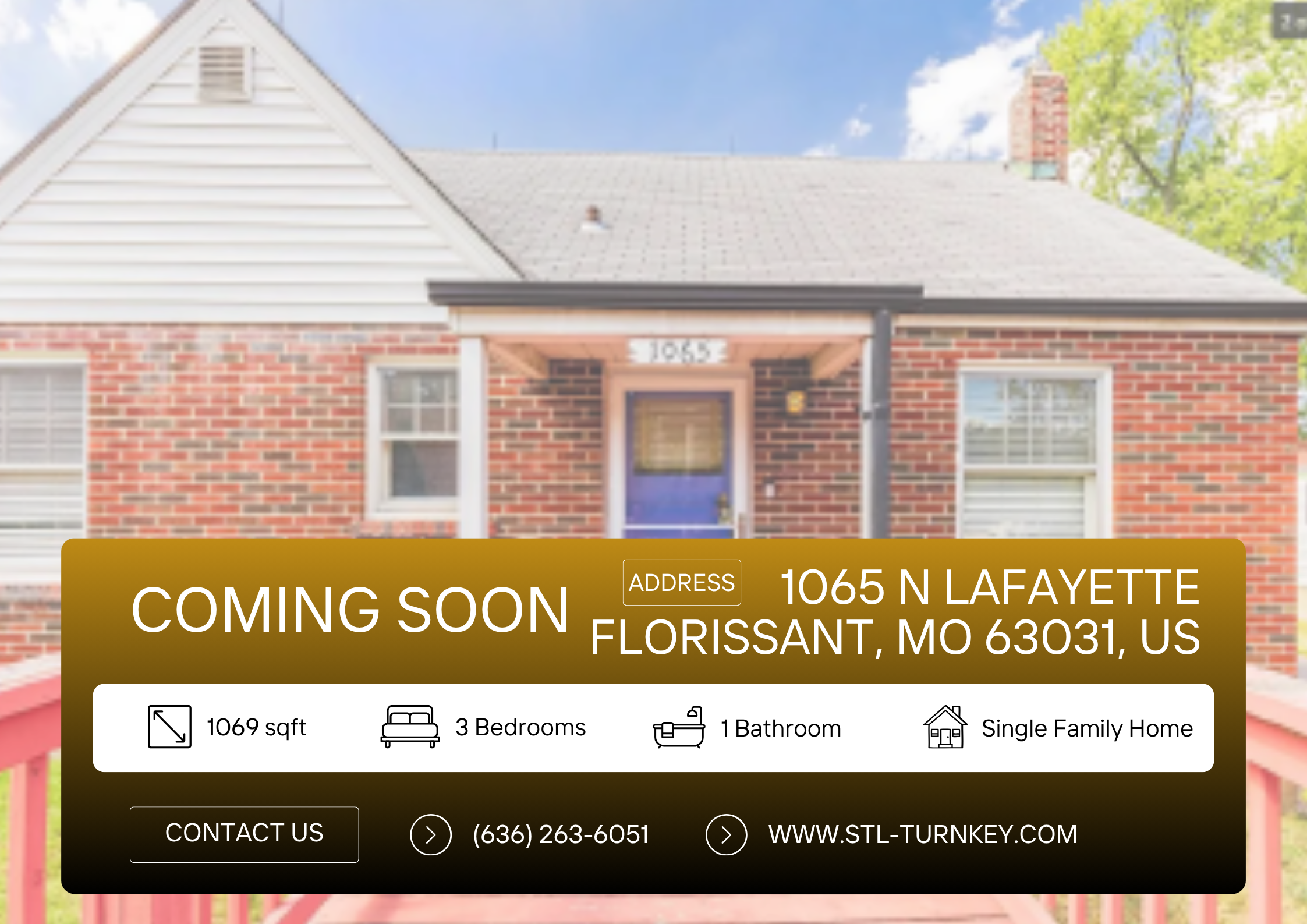 COMING SOON: 1065 N Lafayette, Florissant, MO 63031