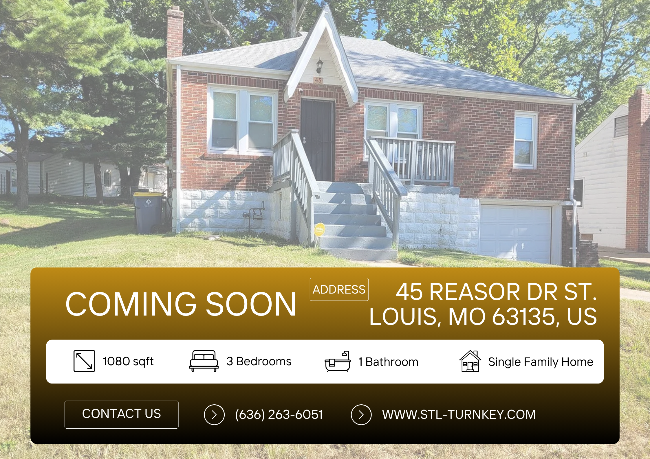 COMING SOON: 45 Reasor Dr, St. Louis, MO 63135