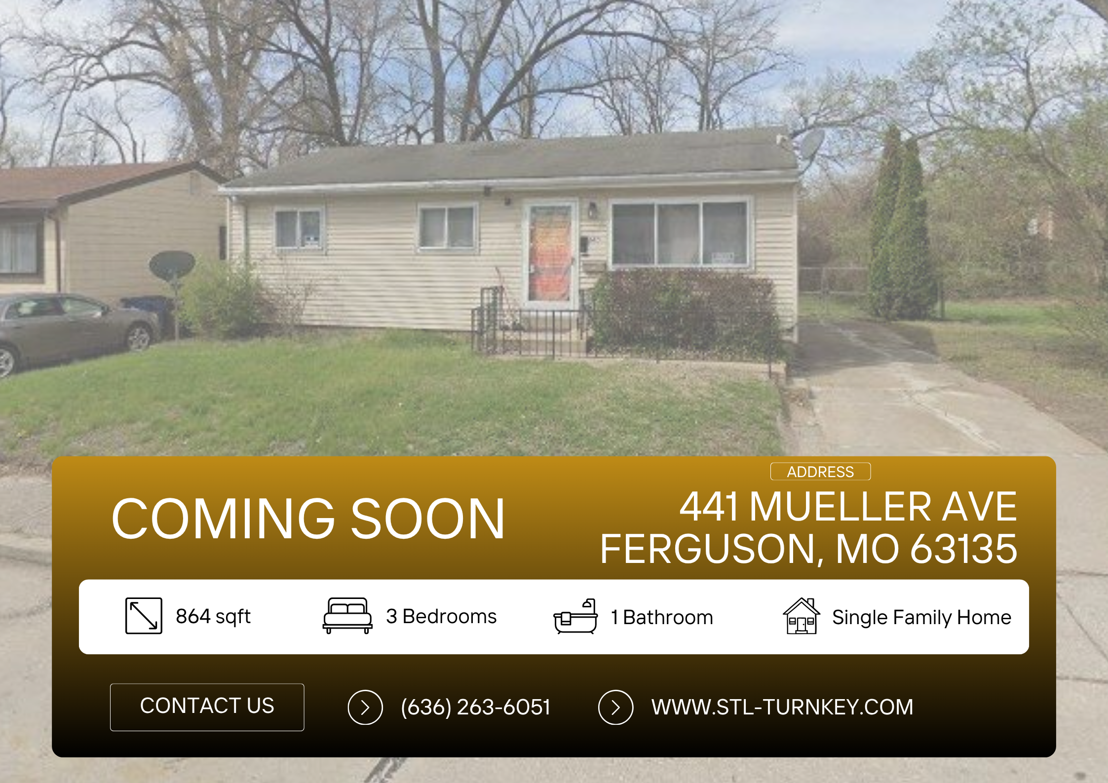 COMING SOON: 441 Mueller Ave, Saint Louis, MO 63135